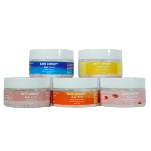 100g Exfoliating Salt Scrub with 5 Unique Flavors -Cleanse and Revitalize Your Skin / Ideal for Skin Care Routine