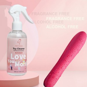 China OEM Massage Oil Lubricants Company –  Bath Concept wholesale hygeine soft vegan cruelty free non toxic 250ml private label sex toy cleaner spray – Bath Concept