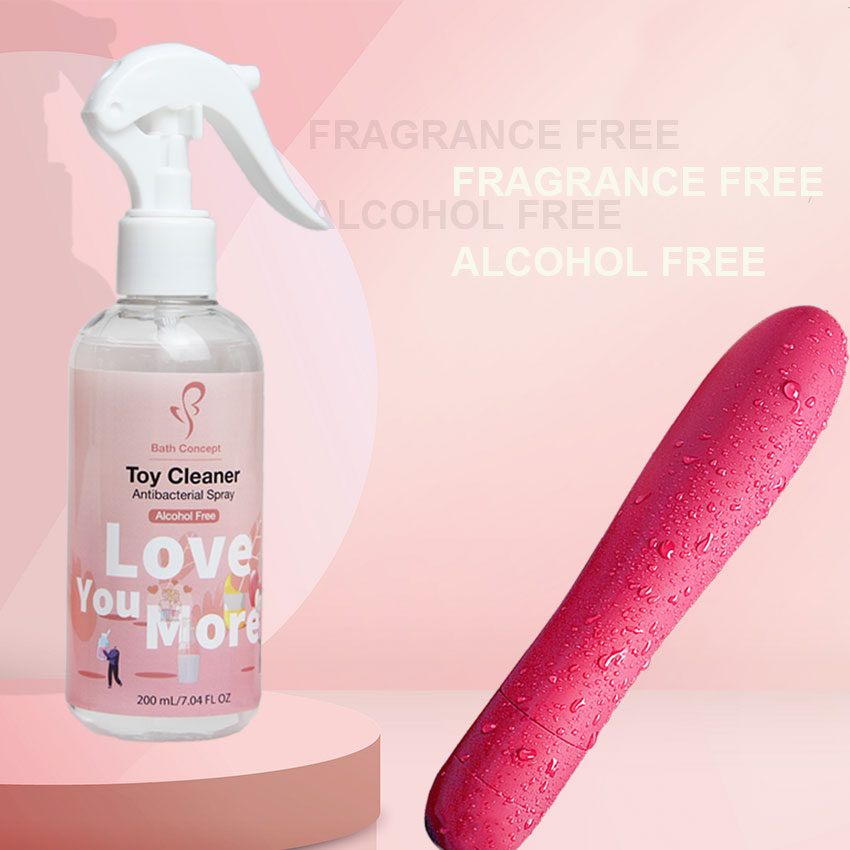 Bath Concept wholesale hygeine soft vegan cruelty free non toxic 250ml private label sex toy cleaner spray (2)