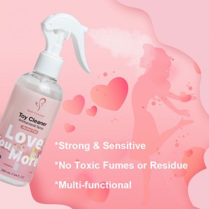 Bath Concept wholesale hygeine soft vegan cruelty free non toxic 250ml private label sex toy cleaner spray