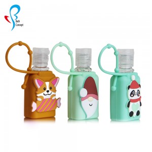Customized cute shape silicon rubber case making homemade hand sanitizer gel sanitize hands fda a...