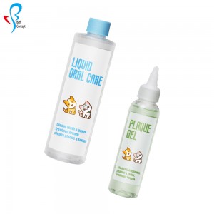 Factory Wholesale Private Label Pet oral care gel Cleaning Plaque Tartar Care Dog oral care gel and liquid