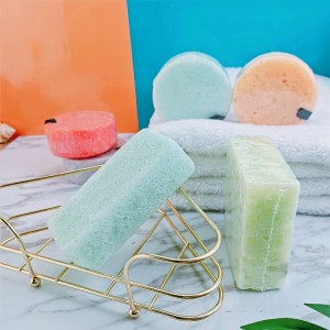 Factory Wholesale private label exfoliator spong with soap inside bath body wash natural ingredient organic beauty massage sponge soap