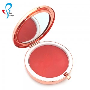 OEM Factory Wholesale organic private label cream blush on make up cosmetic compact blusher pallet