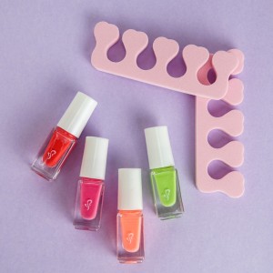 China OEM Boost Lip Balm Products –  Nail Set – Press-On Nails and Nail Polish Kit for Girls & Teens with Nail Art Stickers, Toe Separator & Nail File – Non-Toxic Nail Po...