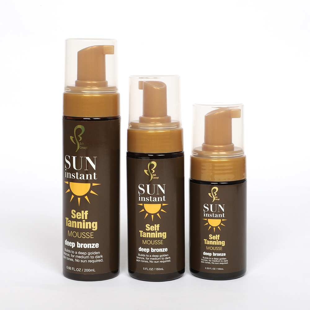 Applying Tanning Lotion Companies –  100% Natural Sunless Tanner Fast Self Tan Dark Self T...