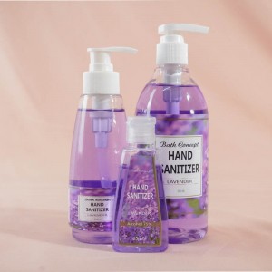 Wholesale Private Label lavendar fragrance fda approved alcohol hand sanitizer gel with essential oil