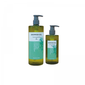 Moisturizing deep clean anti acne rich bubble natural organic lemon scents body wash cooling sense Tea Tree Shower Gel
