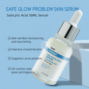 OEM/ODM ISO FDA GMPC Factory anti ance whitening best 2% salicylic acid serum vitamin c serum wit...