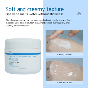 OEM/ODM factory salicylic acid foot cream 40% urea moisture exfoliate feet cream