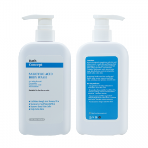 OEM professional bath supplier factory 2% best salicylic acid body wash for back acne shower gel
