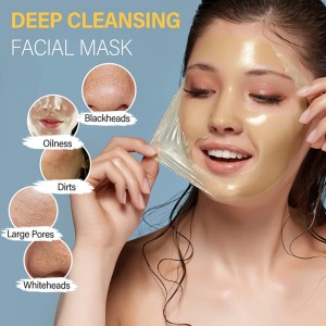 OEM Private label natural cruelty free vegan deep cleaning reduce black heads Dead Sea Mud Mask for oily skin