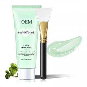 OEM Private label natural organic peel off facial mask for Deep Cleansing Moisturizing and Refining Pores