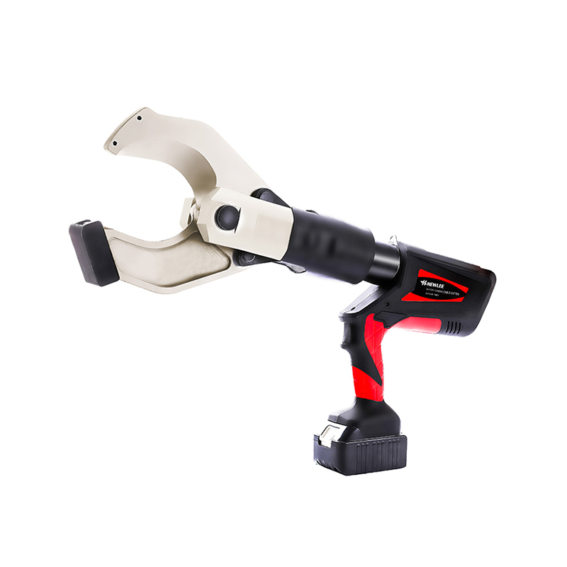 China wholesale Armoured Ratchet Cable Cutter Factory –  HL-105 Opened Type Battery Powered Cable Cutter – HEWLEE Tools