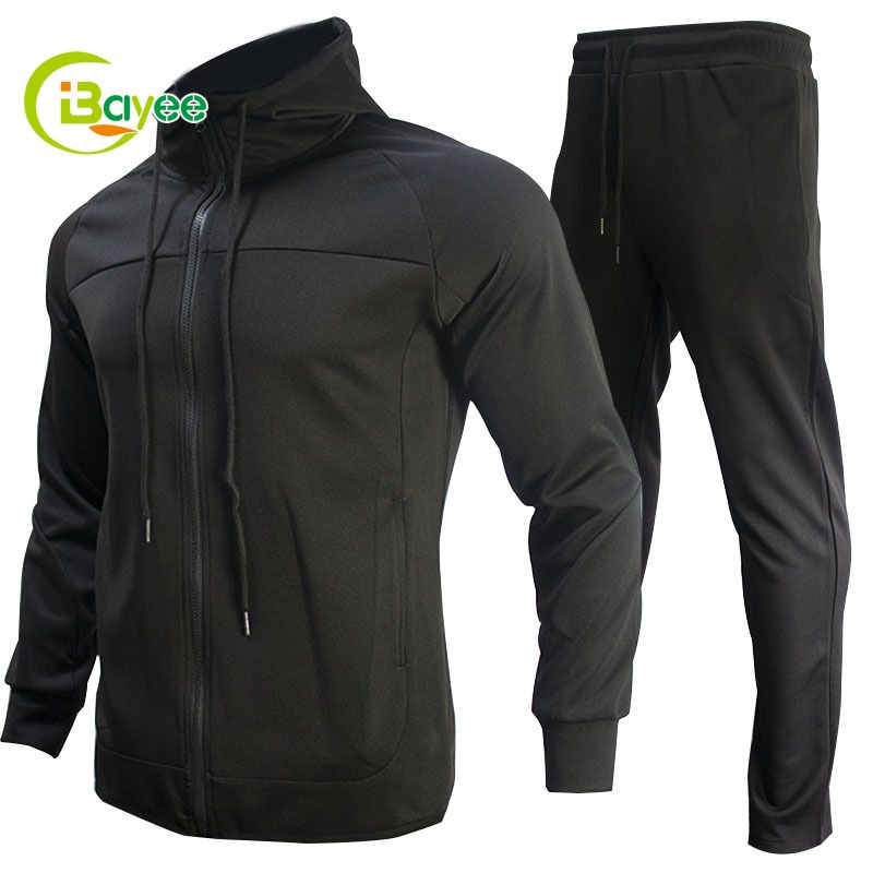 Manufacturing Companies for 3d Printed T-Shirt - Men’s Cotton Zip Drawstring Pocket Sportswear – Bayee