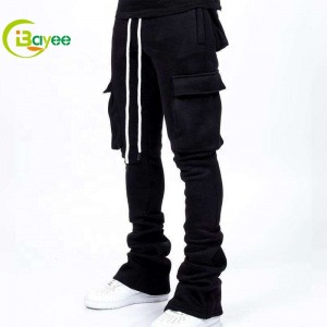 Stacked Flare Sweatpants For Men