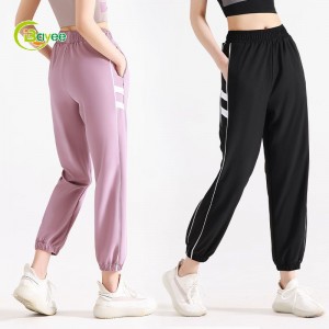 Women’s Running Sweatpants with Zipper Pockets