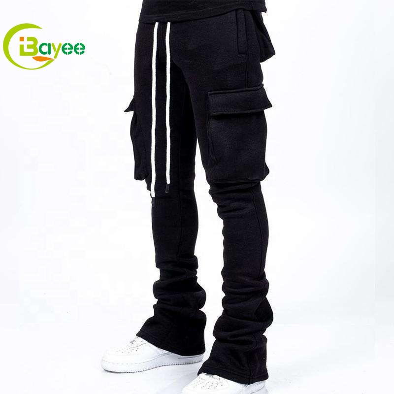 The Hottest Trends of 2023 Elevate Your Fitness Fashion: Customized Oversized Cotton Sweatpants – Stacked Joggers