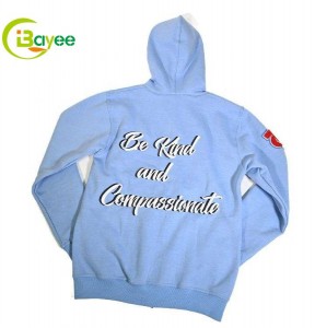 Customize your brand design, Puff full zip Y2K street hoodie
