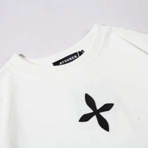 Custom Street Wear Cut And Sew Graphic T Shirts Unisex