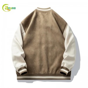 Upgrade Your Style With A Suede Varsity Jacket