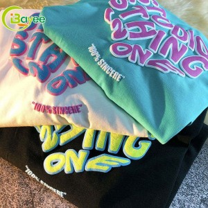 Design Your Own Oversized Bubble Print Graphic T-Shirt!