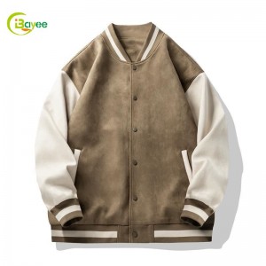Upgrade Your Style With A Suede Varsity Jacket