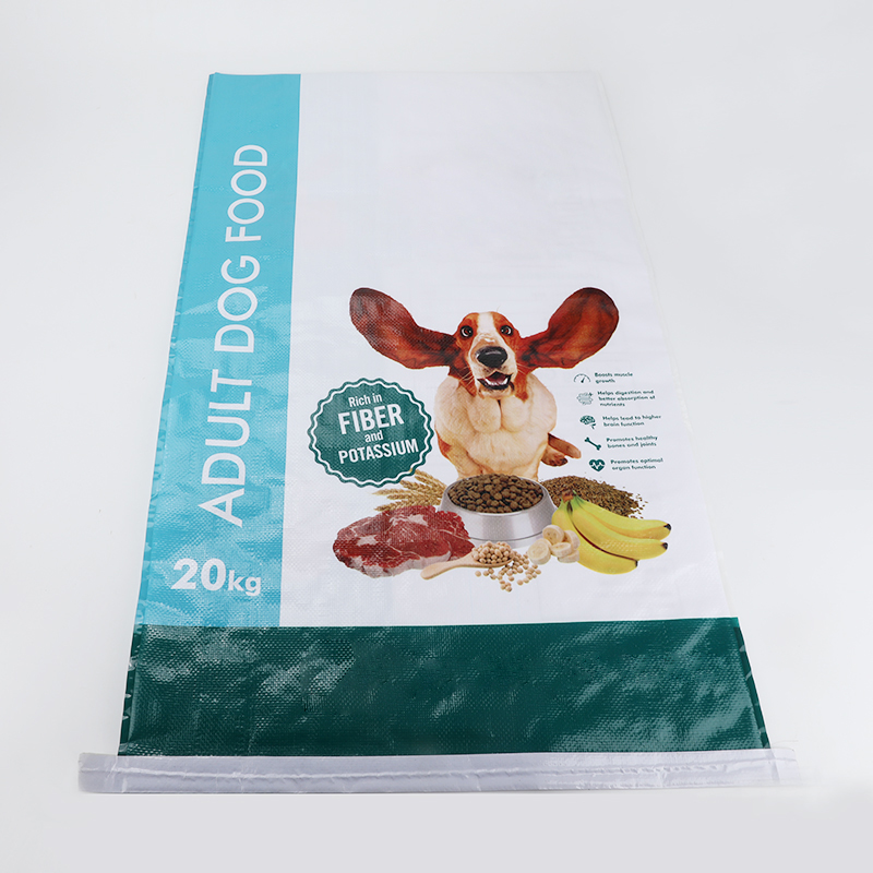 25kg Colorful Packaging Plastic PP Woven Pet Food Bags