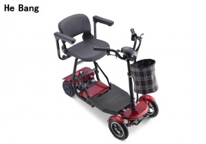 Elderly Scooter Company –  He Bang Scooter Germany Standard Electric Scooter 8.5 inch 10.4Ah Battery 350w Folding Electric Scooter for Adult  – BAICHEN