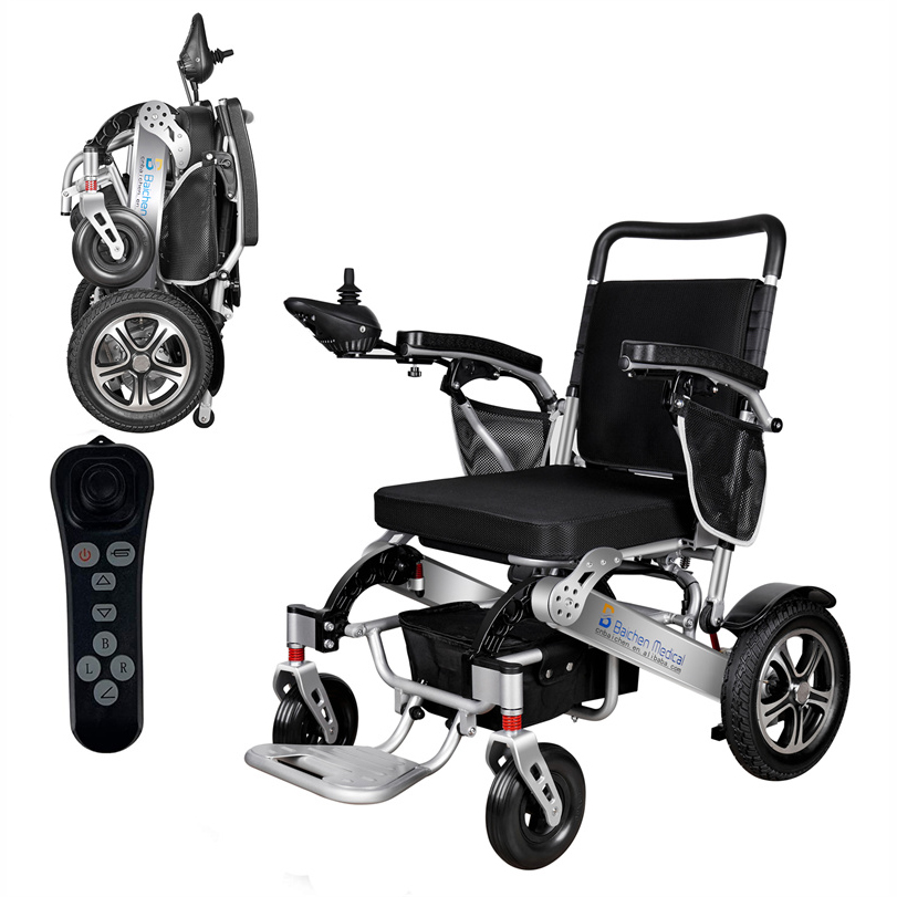 Ce équipement médical handicapé a motorisé le fauteuil roulant électrique pliable de puissance