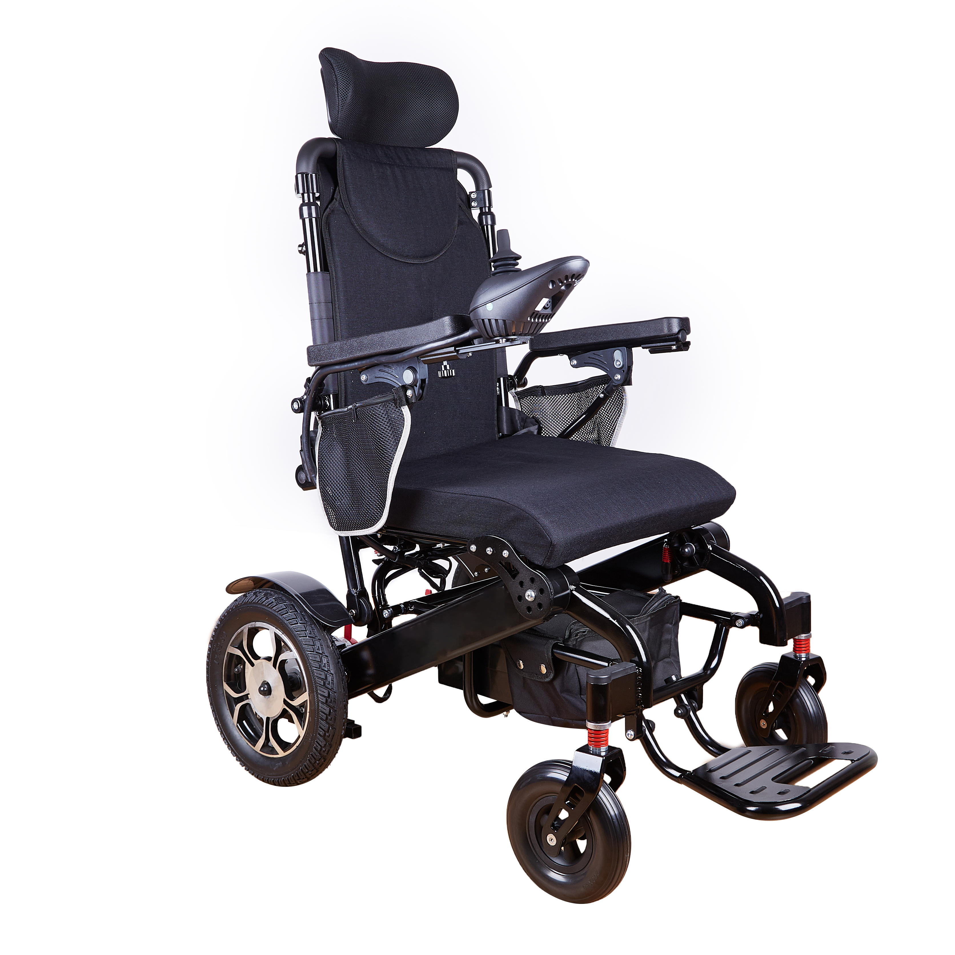 Folding Automatic Electronic Motorized Electric Wheelchair Lightweight Power Aluminum Wheelchairs Pakistan for Disabled Price Featured Image