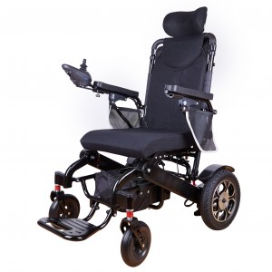 Folding Lightweight Power Wheelchair with Folding Backrest