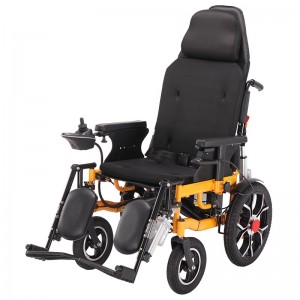 High Back Comfortable Reclining Electric Wheelchair for Elderly Disabled