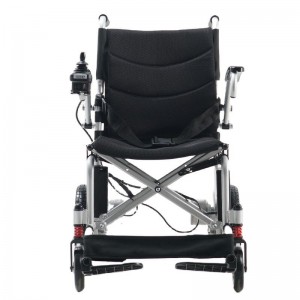 Loading Aluminium Lightweight Fauteuil Roulant Electrique Folding Powered Electric Wheelchair