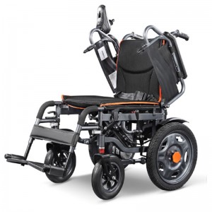 Verstellbare Armlehne, Rückenlehne, Griff, Bremse, Aluminium, zusammenklappbar, manueller elektrischer Rollstuhl