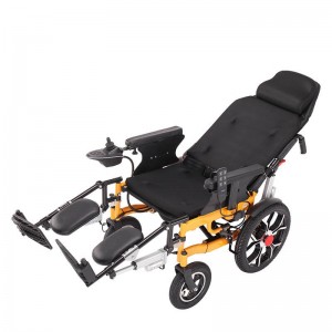 كرسي متحرك كهربائي قابل للطي للبالغين وكبار السن كرسي متحرك كهربائي