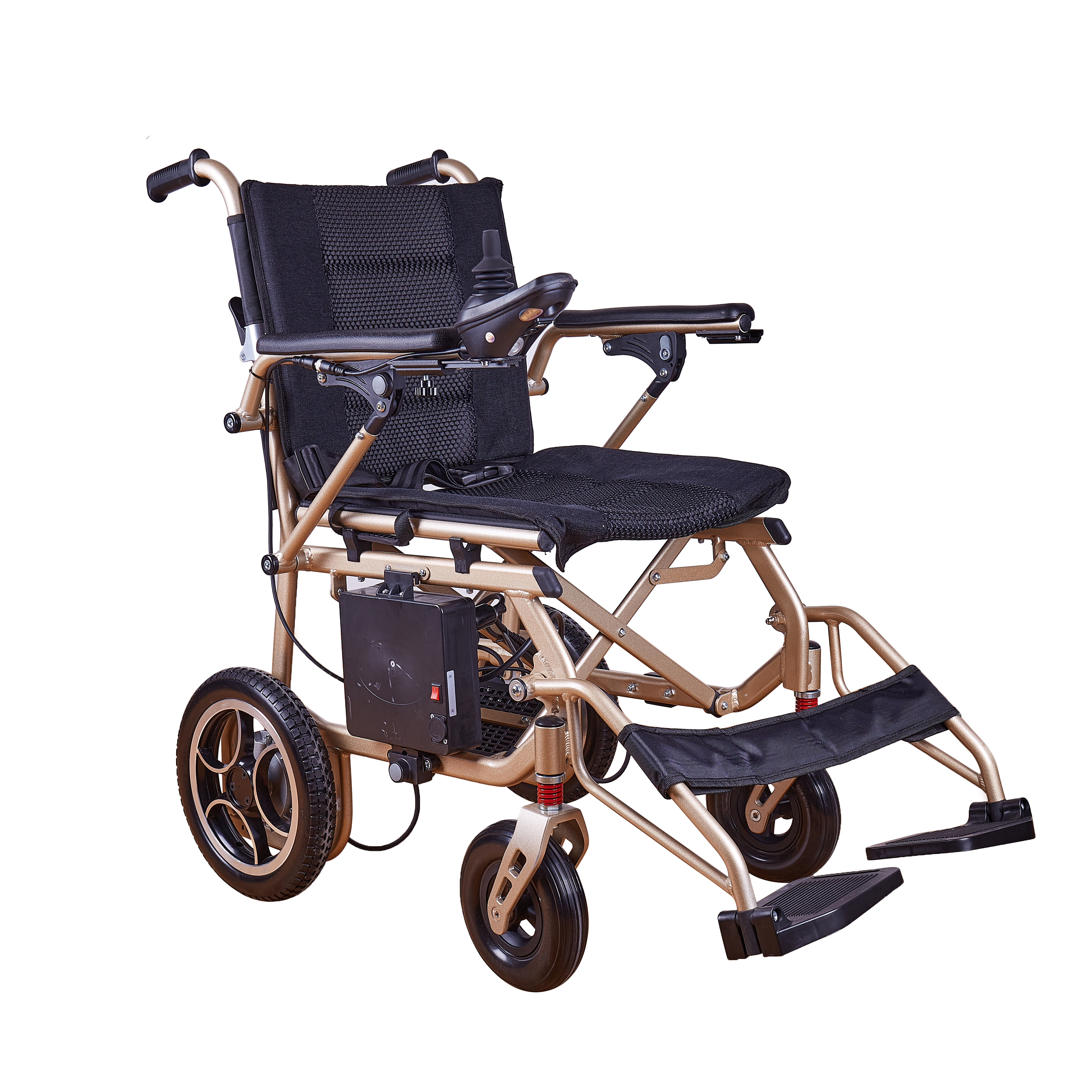 China Electric Disability Wheel Chairs Suppliers –  Portable Lightweight Handicap Folding Electric Power Wheelchair  – BAICHEN
