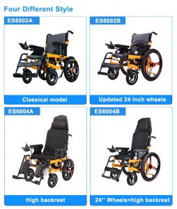 Factory Outlet Store Auto Folding Portable Electric Wheelchair Lithium Battery Lightweight Electric Wheelchair
