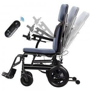 lithium battery Foldable power wheelchair for airplanes