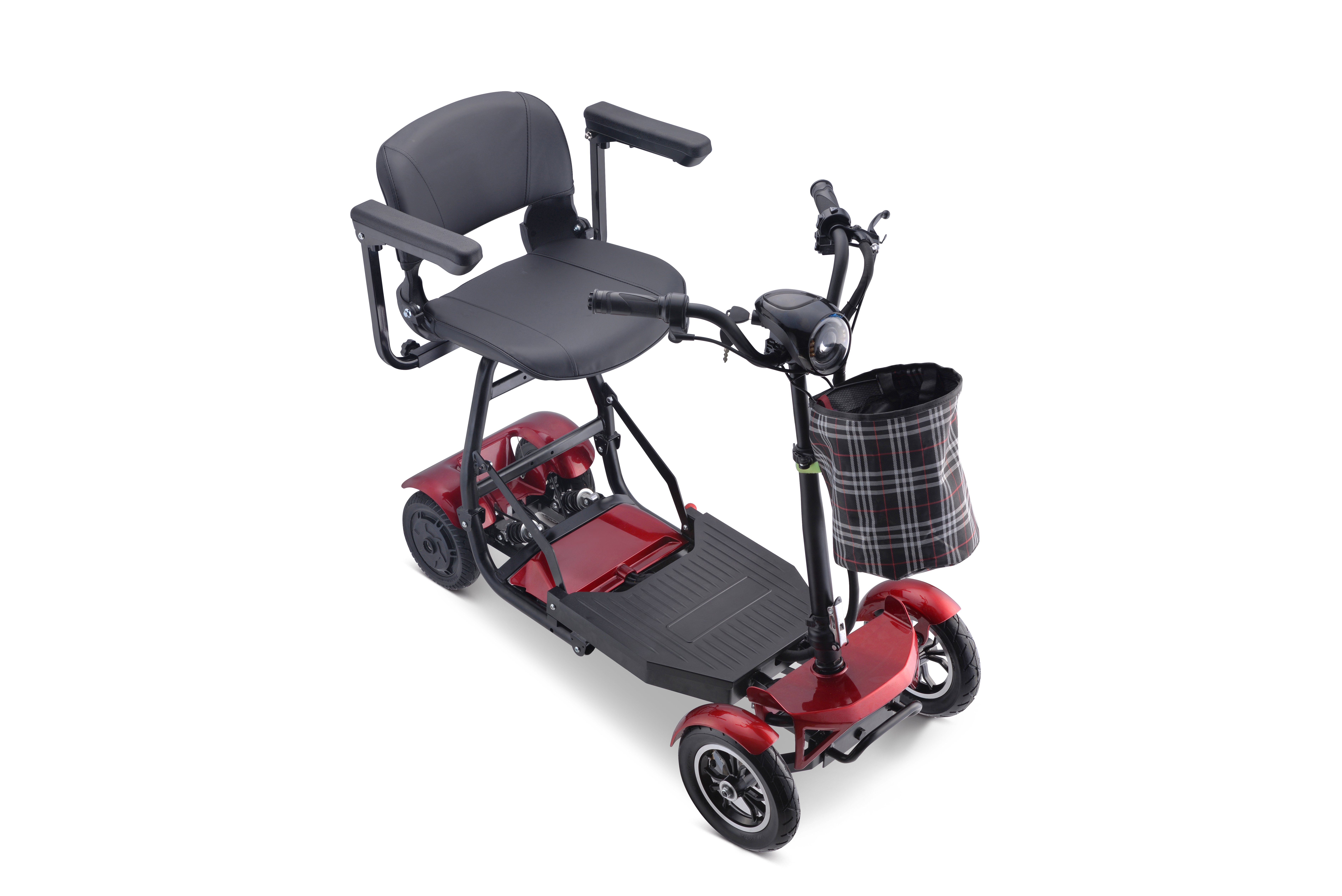 Nouveau Scooter électrique pliable portatif de mobilité de Lithium d'adulte bon marché Scooter électrique de 4 roues handicapé Image présentée