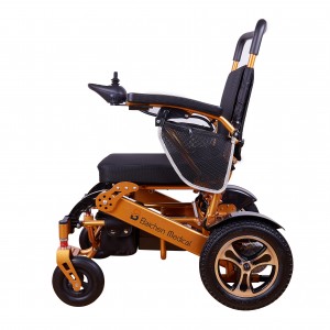 12.5 Inch Auto Adjusting Backrest Folding Electric Power Wheelchair