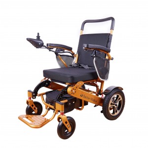 12.5 Inch Auto Adjusting Backrest Folding Electric Power Wheelchair