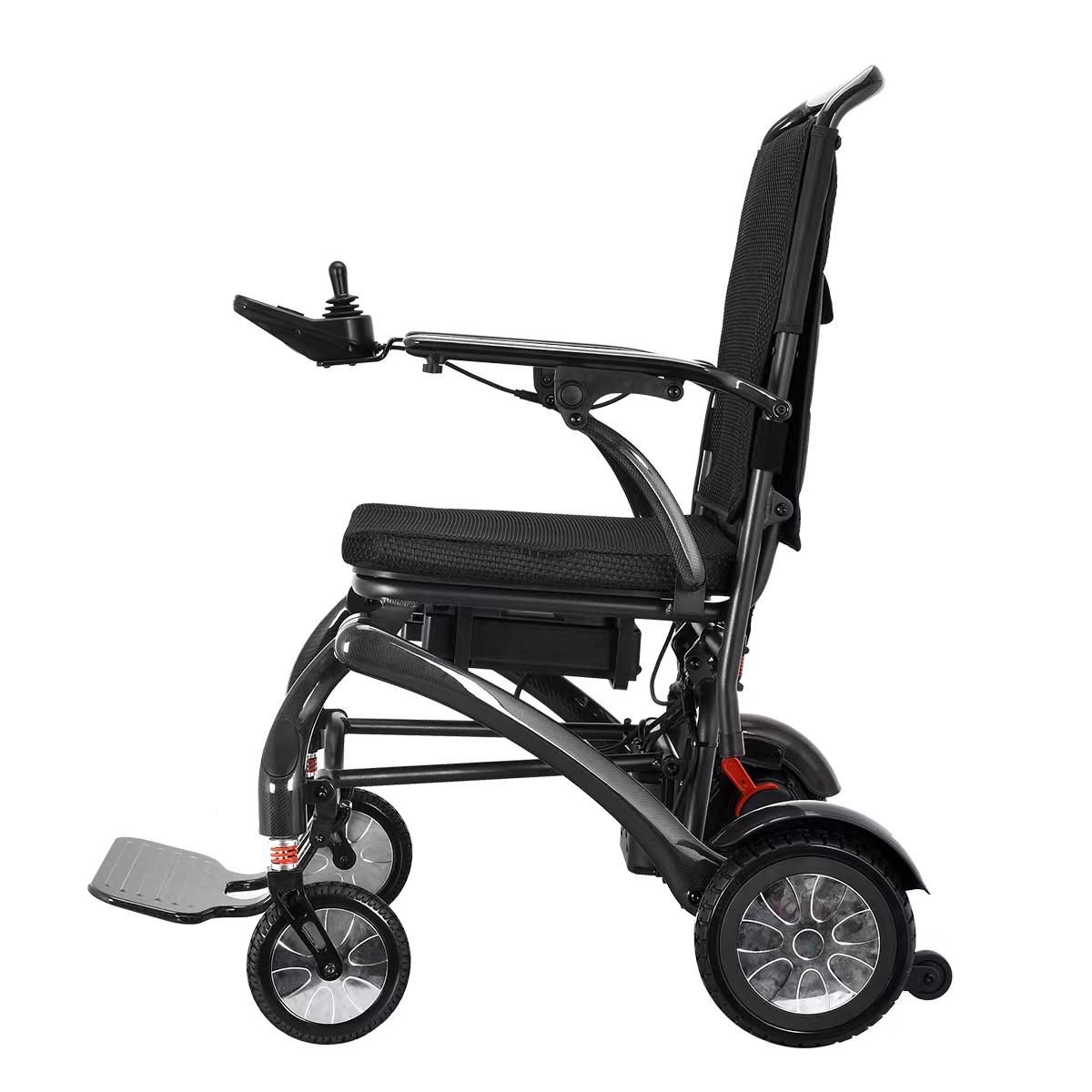 What is inconvenient for Carbon fiber electric wheelchair users in public places?