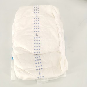 Adout diaper in stock transparent bag packing B grade
