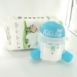 Organic Baby Diapers Eco Friendly Disposable Diaper Nappies
