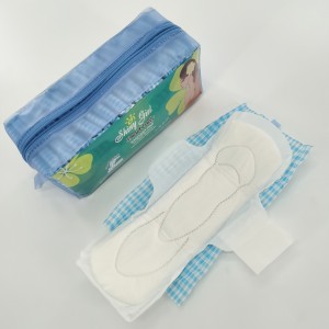 zipper bag thick style sanitary napkins OEM factory day and night combination sanitary pad