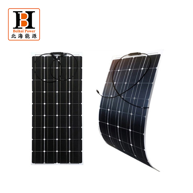 Monocrystalline Bifacial Flexible Solar Panel 335W අර්ධ සෛල සූර්ය පැනලය