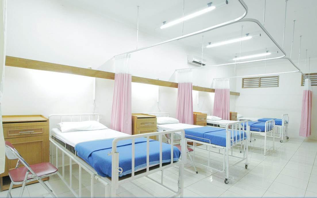 What kind of ceiling is perfect for the healthcare center?