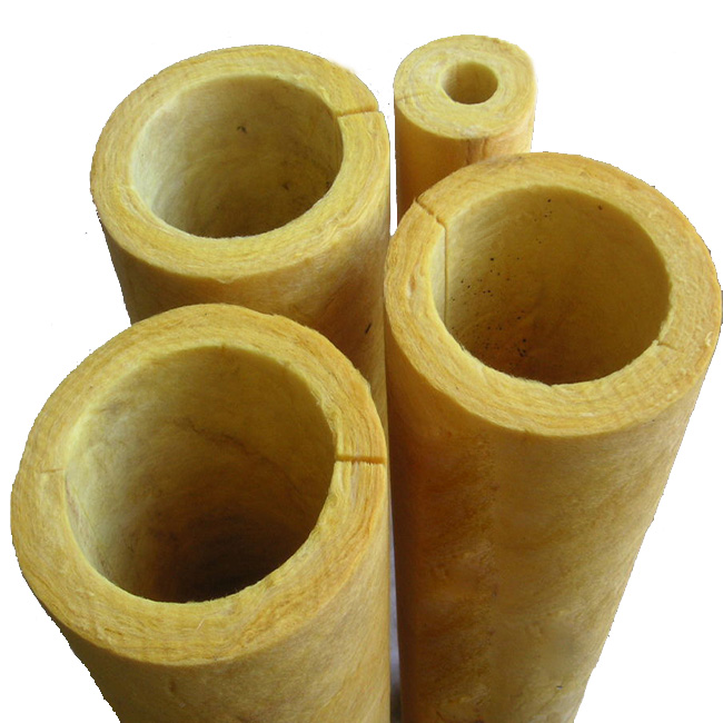 Where are glass wool pipes mainly used?