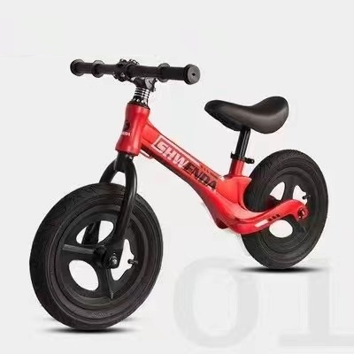 12 Inch Aluminum Kids Balance Bike Child Bicycle Ride Baby Walking Bike For Boys Girls Featured Image